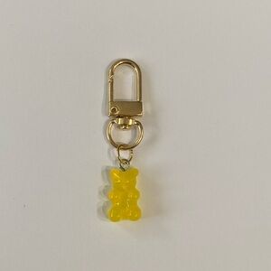 Yellow Gummy Bear Bag Charm